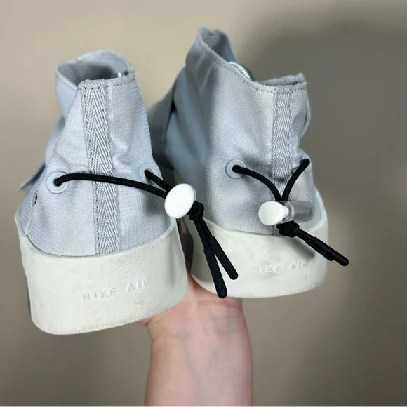 Nike Air Fear Of God Moccasin "Pure Platinum" Sneakers Size 11 - Picture 7 of 10